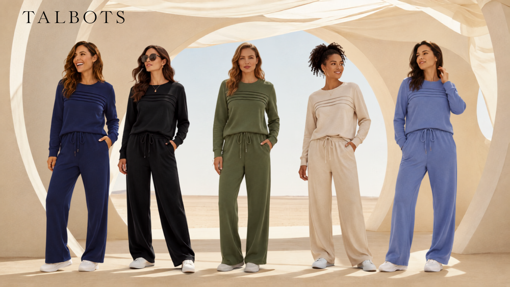 🔥 LAST DAY BLACK FRIDAY — 55% OFF ✨TALBOTS Women’s Crew Neck Lounge Set